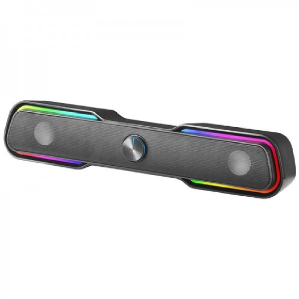 Barra de sonido RGB Mars gaming MSBX negra