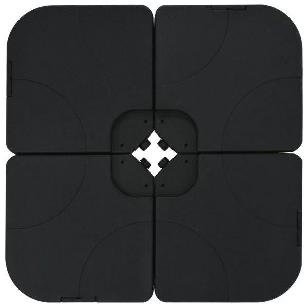 Base de sombrilla postátil arena/agua 60 l