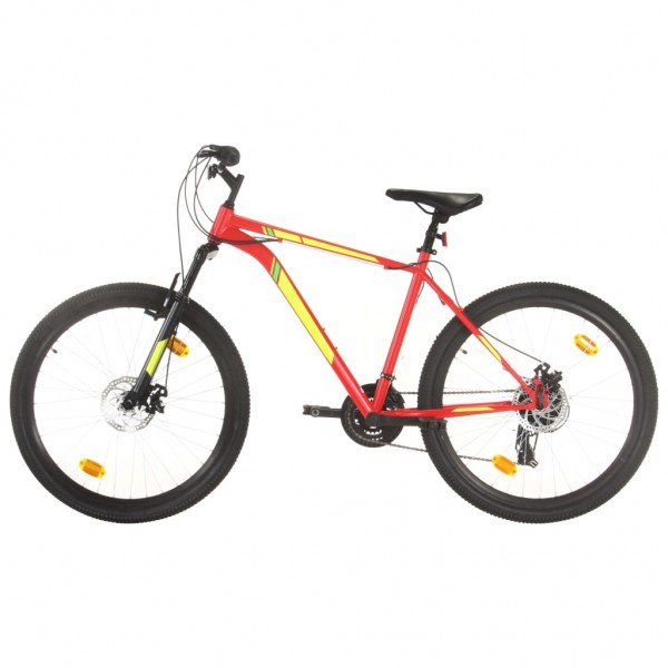 Bicicleta de montaña 21 velocidad 27.5 pulgadas rueda 42cm rojo