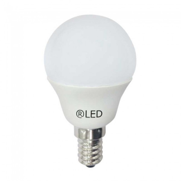 Bombilla LED Esférica E14 3000ºK (5.2W)