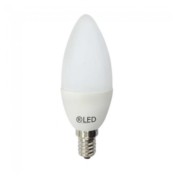 Bombilla LED Vela E14 luz fría (5.2W)
