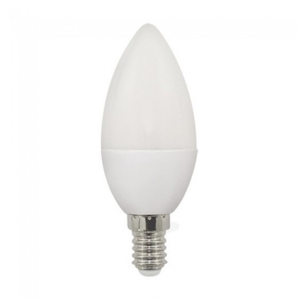 Bombilla LED Vela E14 luz fría (6W)