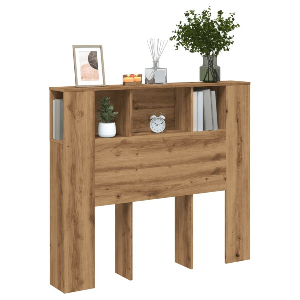 Cabecero armario madera ingeniería roble artisan 120x19x104.5cm