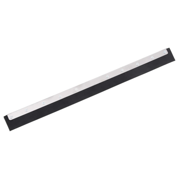 Cabezal de escobilla de goma de suelo acero y goma 75x2x5 cm