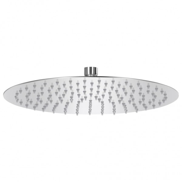 Cabezal ducha redondo efecto lluvia acero inoxidable 304 30 cm