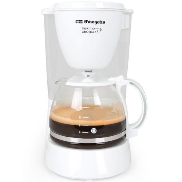 Cafetera de goteo ORBEGOZO CG4050B 12 Tazas blanco