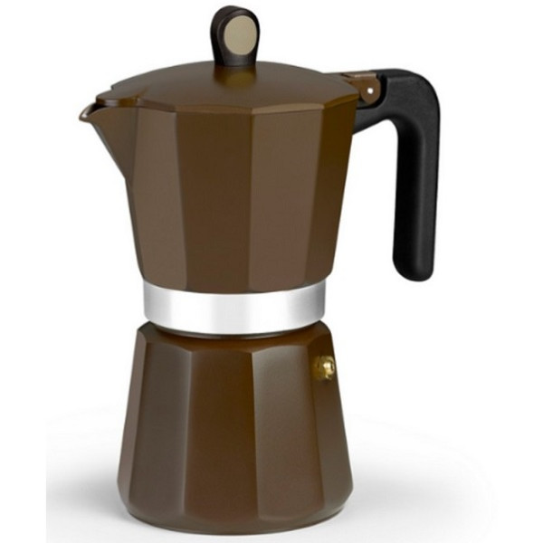 Cafetera Italiana MONIX 9 tazas crema