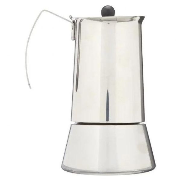 Cafetera Italiana MONIX Eterna 10 tazas acero inoxidable