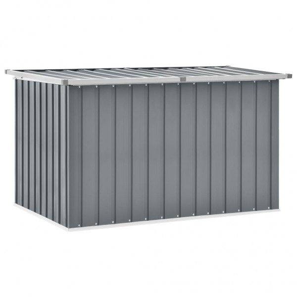 Caja de almacenamiento de jardín gris 149x99x93 cm