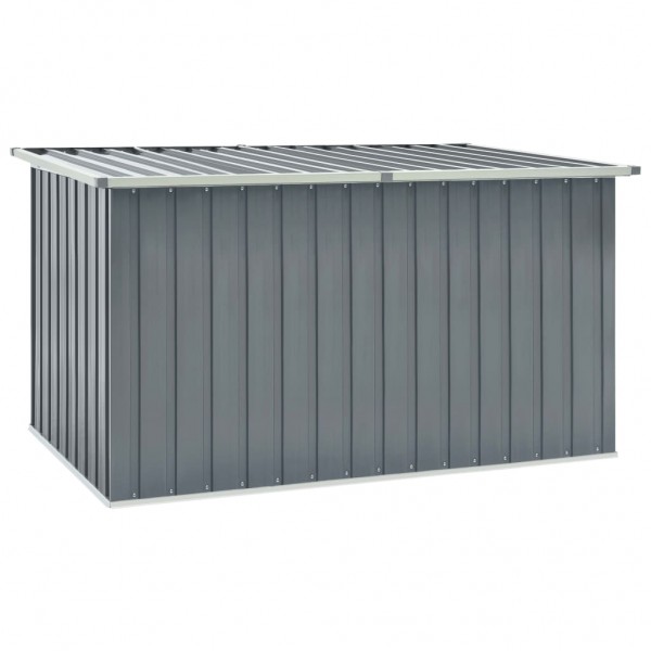 Caja de almacenamiento de jardín gris 171x99x93 cm
