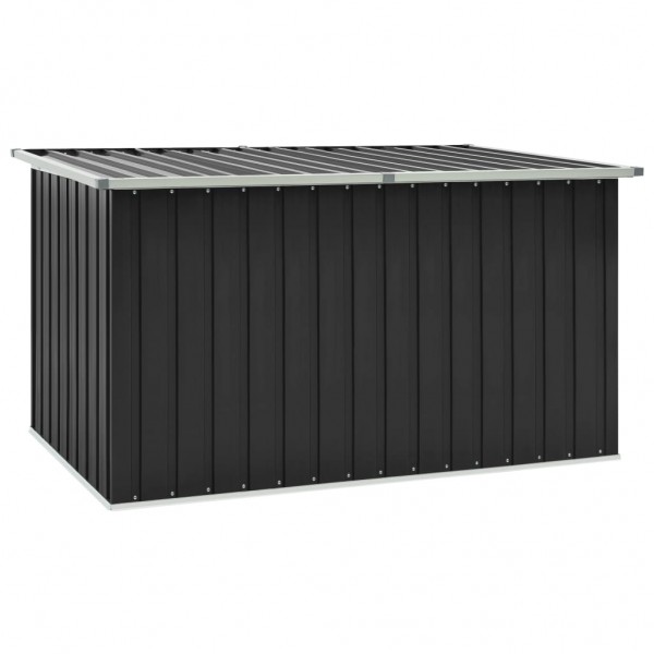 Caja de almacenamiento de jardín gris antracita 171x99x93 cm