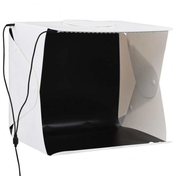 Caja de luz estudio fotografía plegable LED blanco 40x34x37 cm