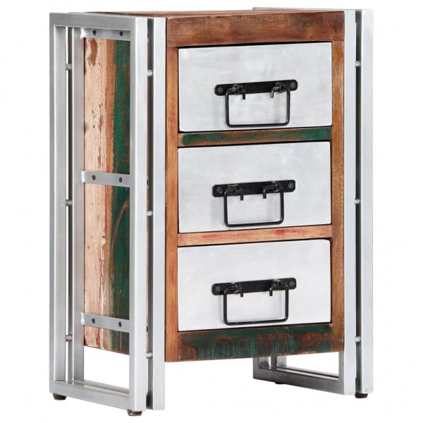 Cajonera de madera maciza reciclada 40x30x60 cm