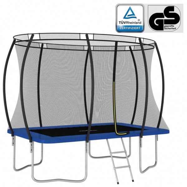 Cama elástica rectangular 274x183x76 cm 150 kg