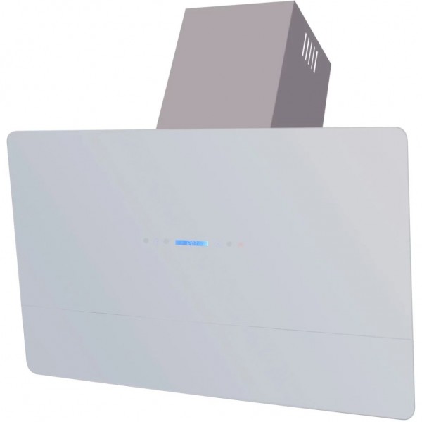 Campana extractora con pantalla táctil blanco 900 mm