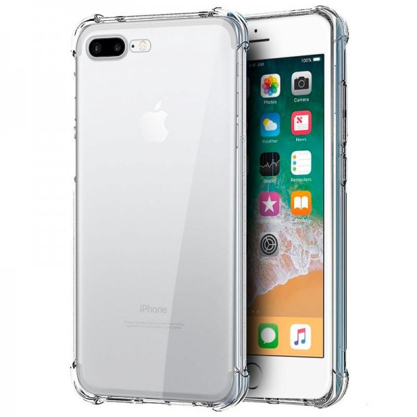 Carcasa COOL para iPhone 7 Plus / iPhone 8 Plus AntiShock Transparente