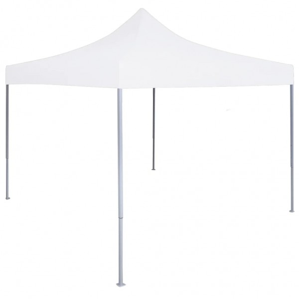 Carpa de fiesta plegable profesional acero blanco 3x3 m