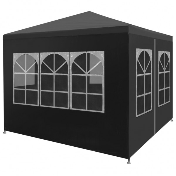 Carpa para celebraciones gris antracita 3x3 m