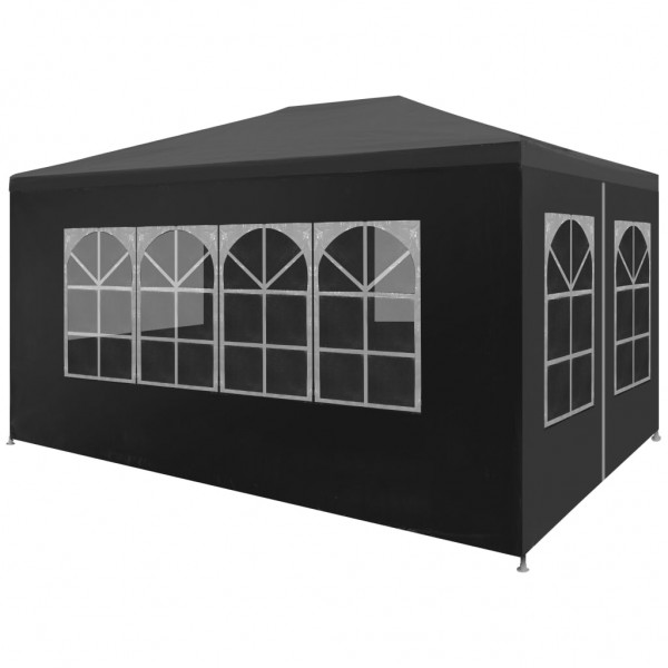 Carpa para celebraciones gris antracita 3x4 m