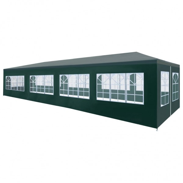 Carpa para celebraciones verde 3x12 m