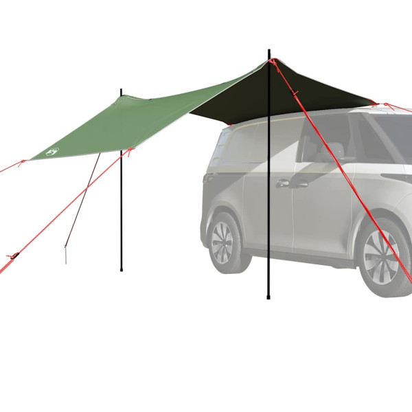 Carpa para coche impermeable verde
