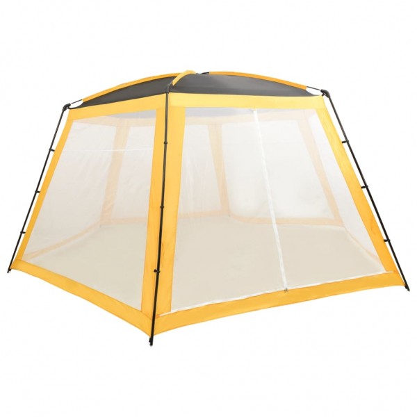 Carpa para piscina de tela amarilla 660x580x250 cm