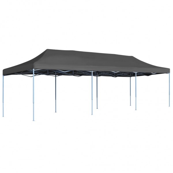 Carpa plegable Pop-up 3x9 m gris antracita