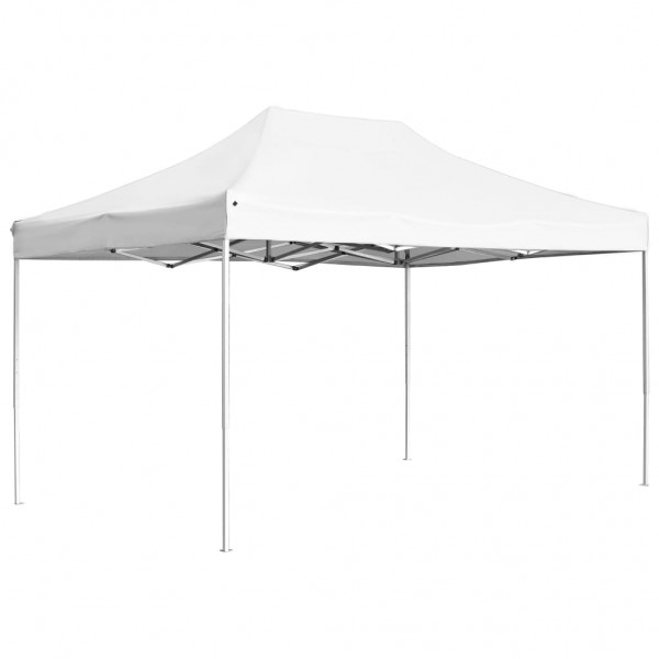 Carpa plegable profesional de aluminio blanca 4.5x3 m
