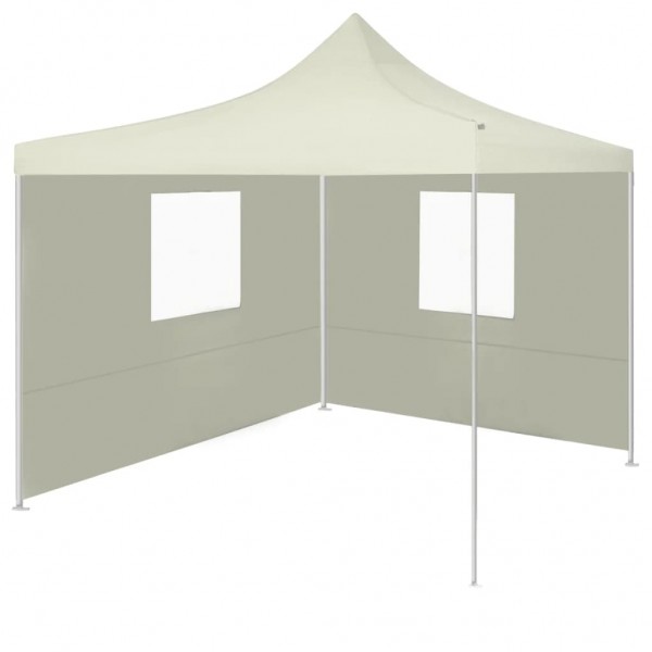 Carpa pleglable con 2 paredes 3x3 m crema