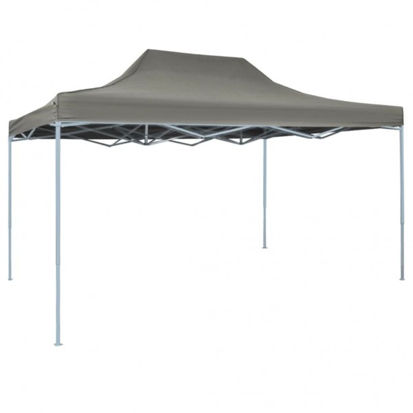 Carpa pleglable Pop-Up gris antracita 3x4.5 m