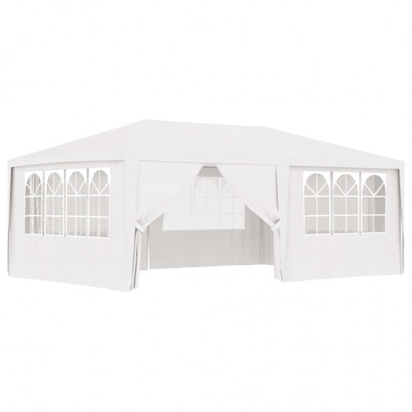 Carpa profesional para fiestas con paredes blanco 90 g/m² 4x6 m
