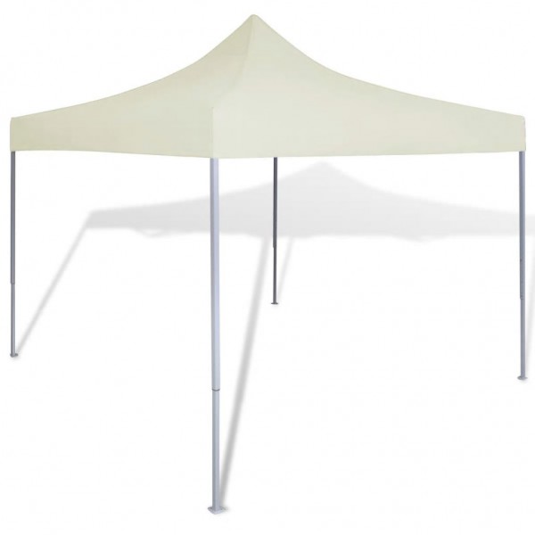 Carpa tienda plegable crema 3x3 m