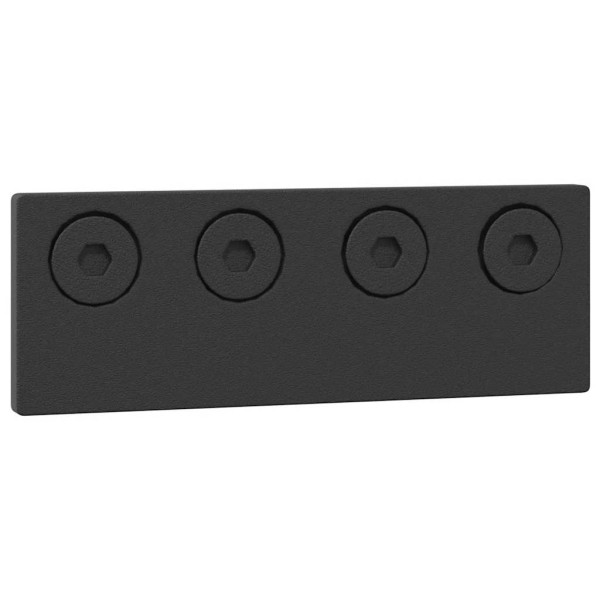 Carril puerta granero para carril plano 8x3 cm acero al carbono