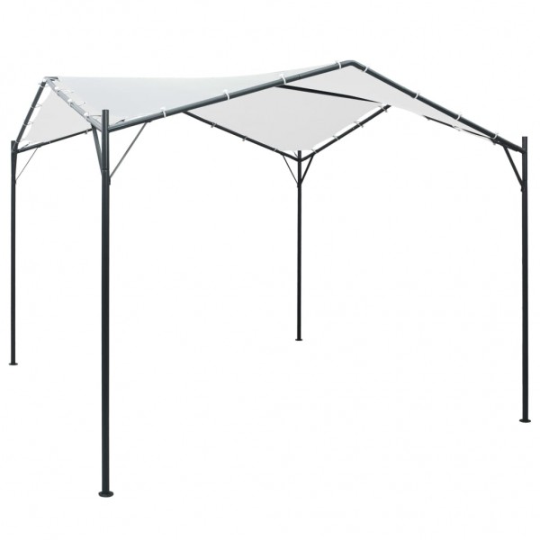 Cenador blanco 3x3x2.6 m 180 g/m²