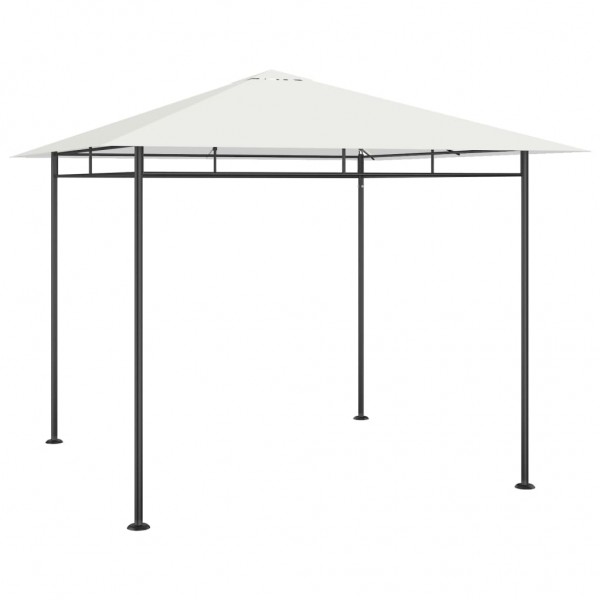 Cenador color crema 3x3x2.7 m 180 g/m²