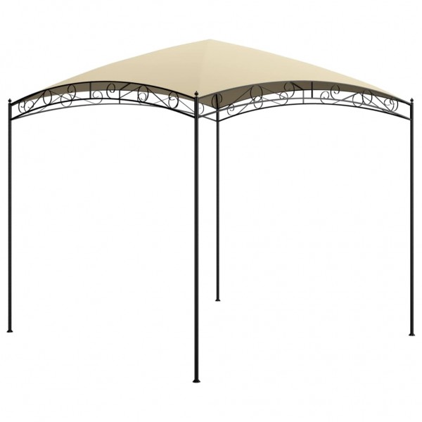Cenador crema 3x3x2.65 m 180 g/m²