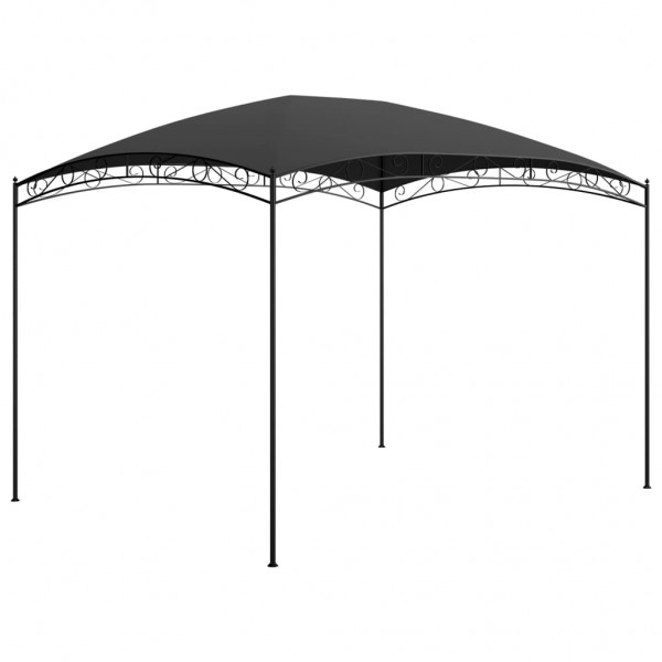 Cenador gris antracita 3x4x2.65 m 180 g/m²