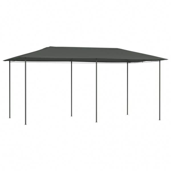 Cenador gris antracita 3x6x2.6 m 160 g/m²