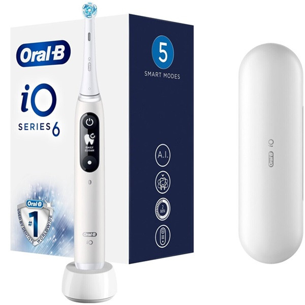Cepillo de dientes eléctrico Oral-B iO 6 blanco
