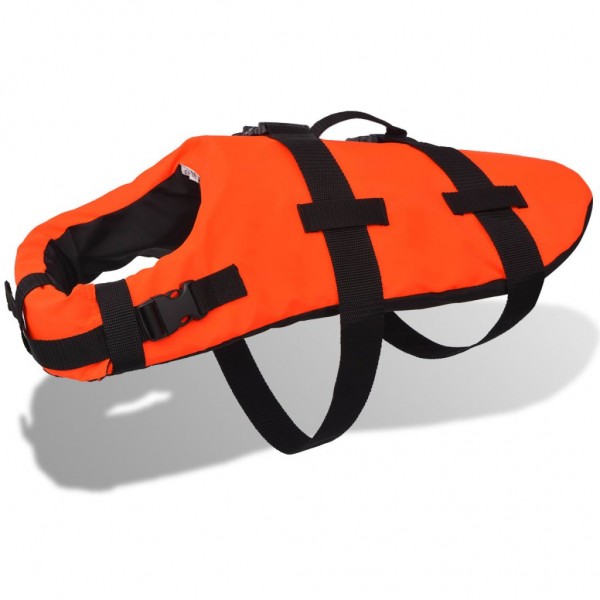 Chaleco salvavidas para perros S naranja