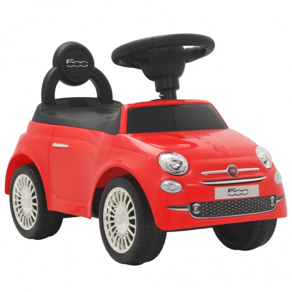 Coche correpasillos Fiat 500 rojo
