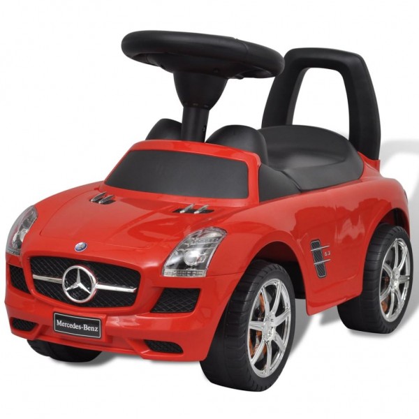 Coche correpasillos para niños Mercedes Benz rojo