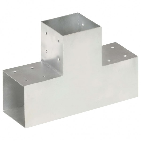 Conector de postes en forma de T metal galvanizado 101x101 mm