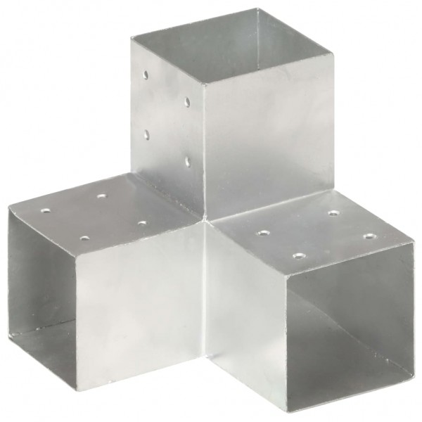 Conector de postes en forma de Y metal galvanizado 101x101 mm