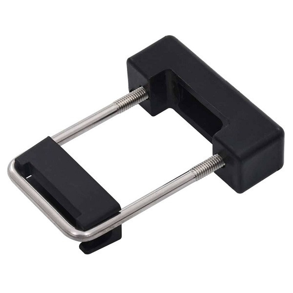 Conector en U con plástico para postes de valla 25 sets 60x40mm