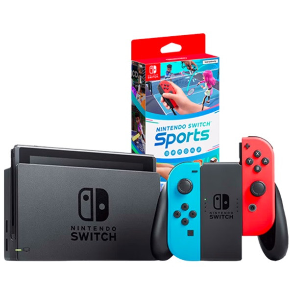 Consola Nintendo Switch Neon con Switch Sports