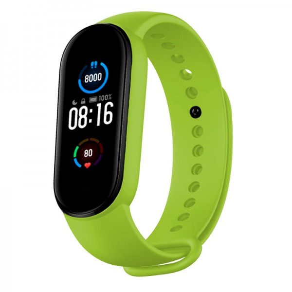 Correa COOL para Xiaomi Mi Band 5 / 6 / 7 / Amazfit Band 5 Liso Verde
