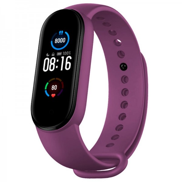 Correa COOL para Xiaomi Mi Band 5 / 6 / 7 / Amazfit Band 5 Liso Violeta