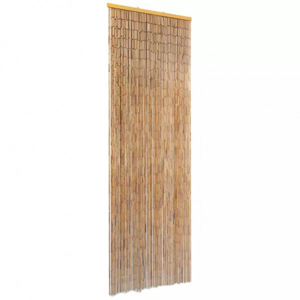 Cortina de bambú puerta contra insectos 56x185 cm