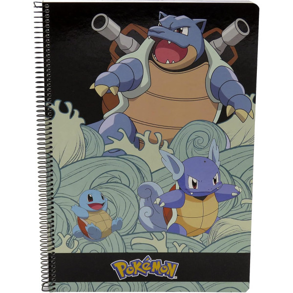 Cuaderno folio Cyp Brands 80 hojas Pokemon Squirtle